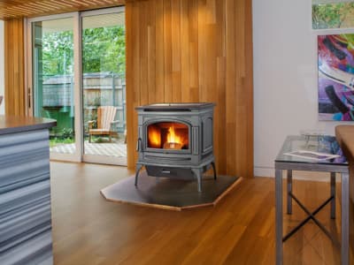 Lopi Deerfield pellet stove install