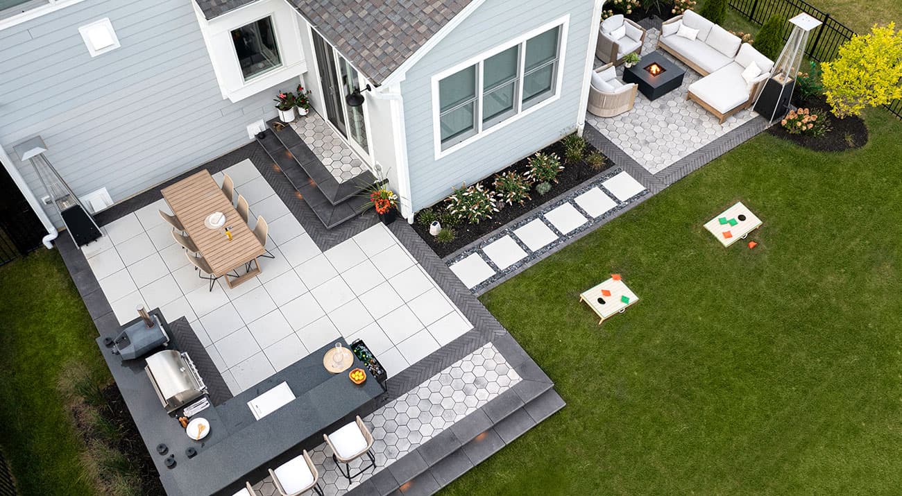 Arcana paver patio installation