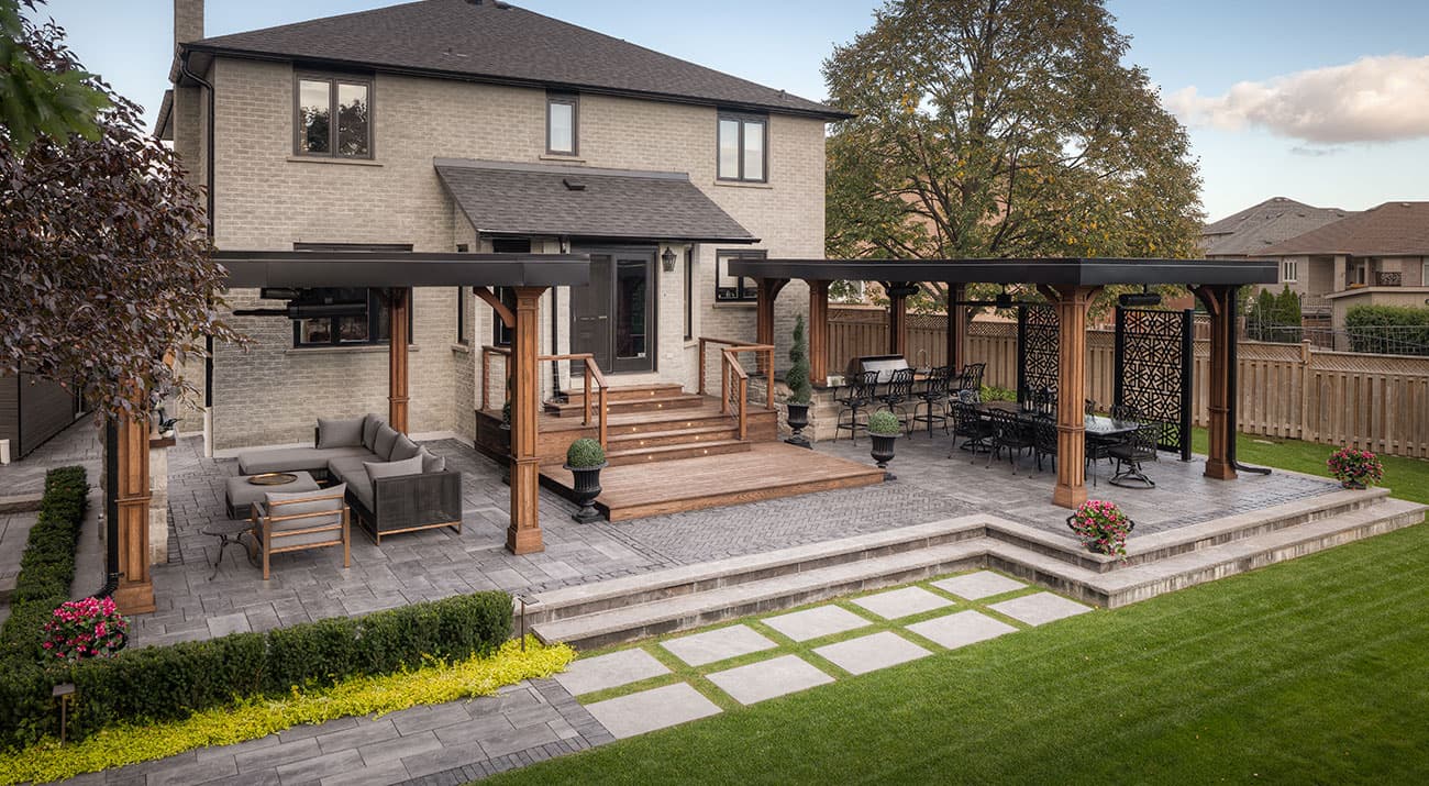 Richcliff paver patio installation