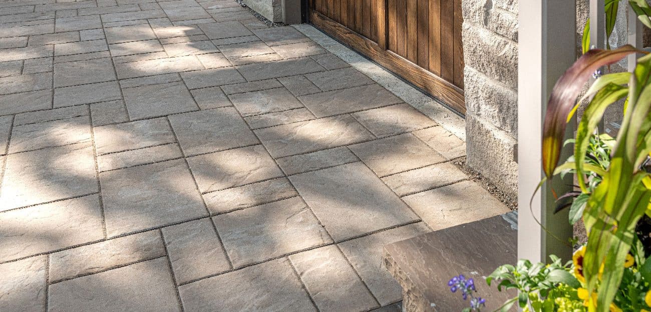 Beacon Hill Flagstone driveway in tuscany