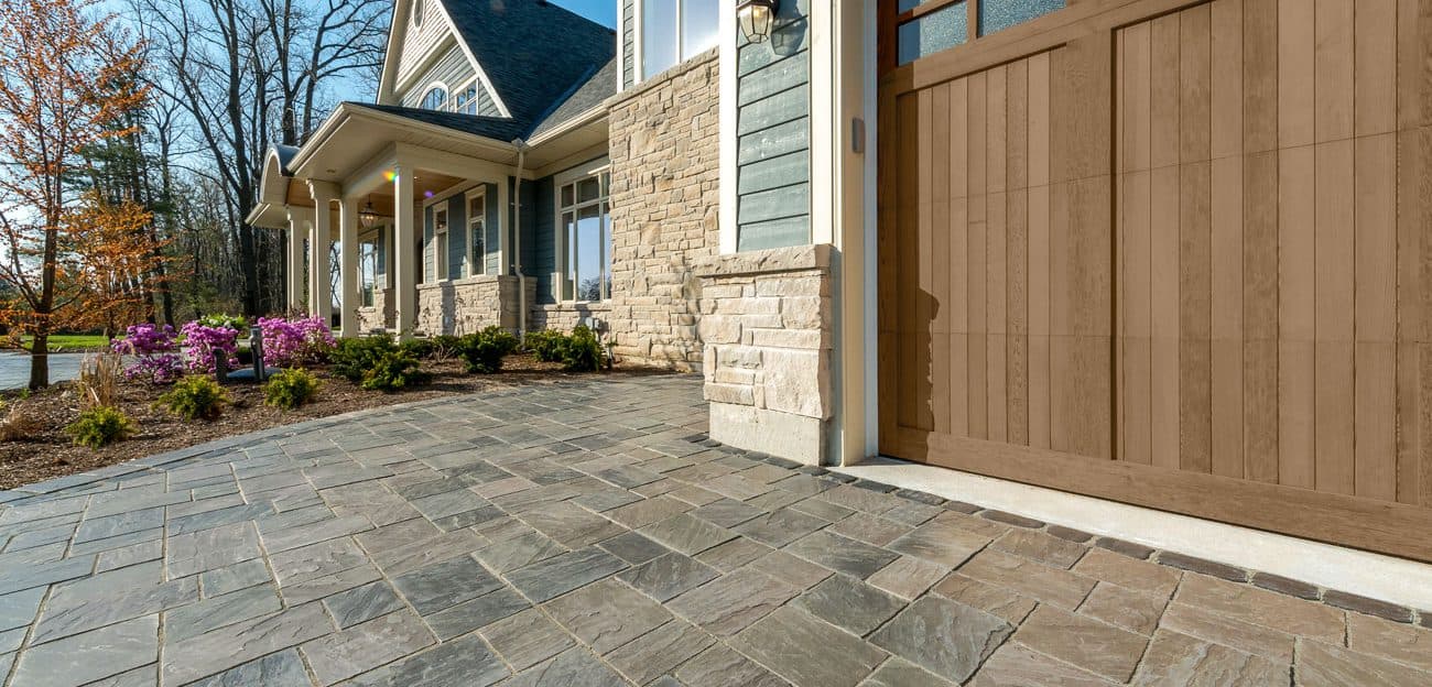 Richcliff driveway dawn mist pebble taupe