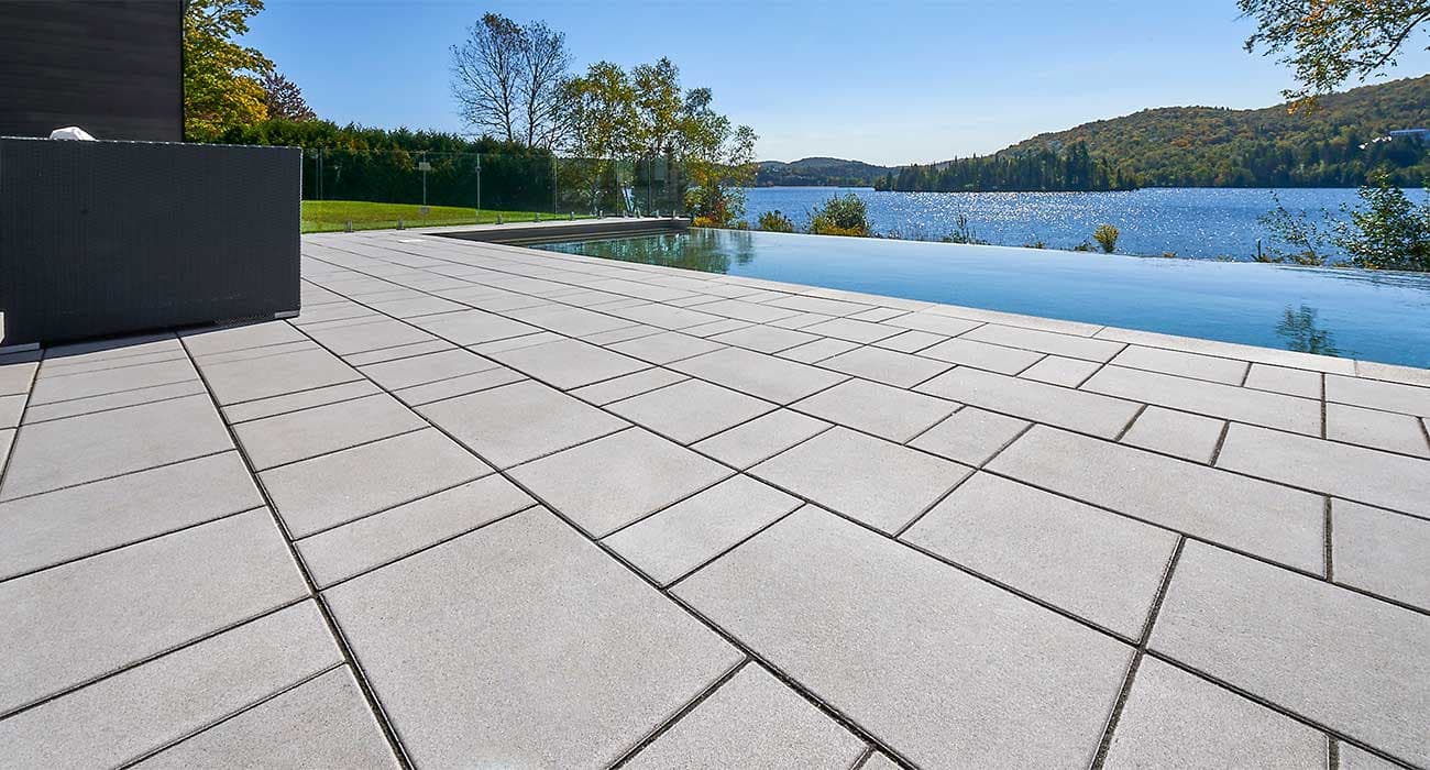Infinity pool hardscape inspiration