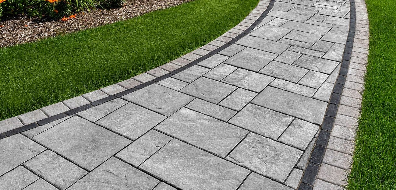Beacon Hill Flagstone walkway granite