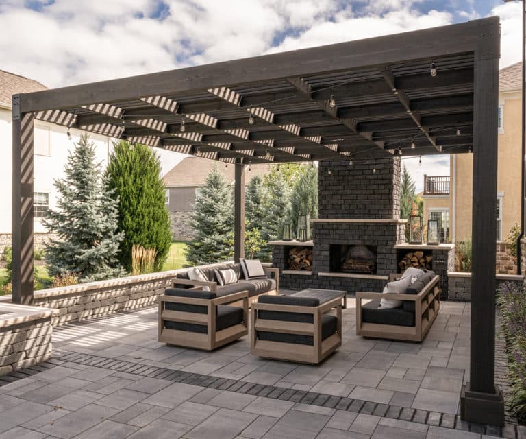 Vineyard pergola